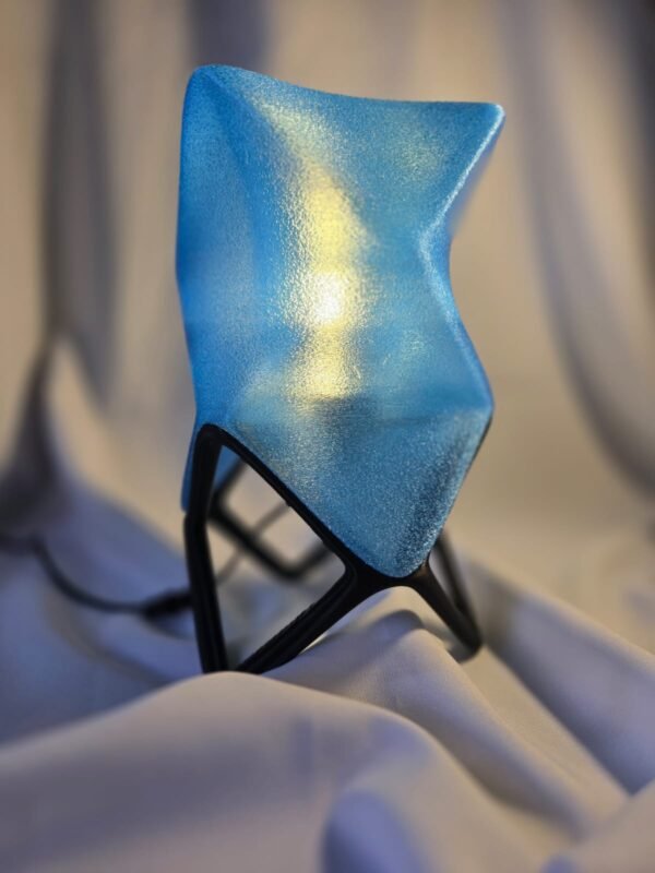 Lampara de mesa Origami petit azul